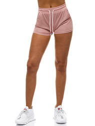 Spodenki dresowe damskie jasno-różowe OZONEE JS/1023/B16/B