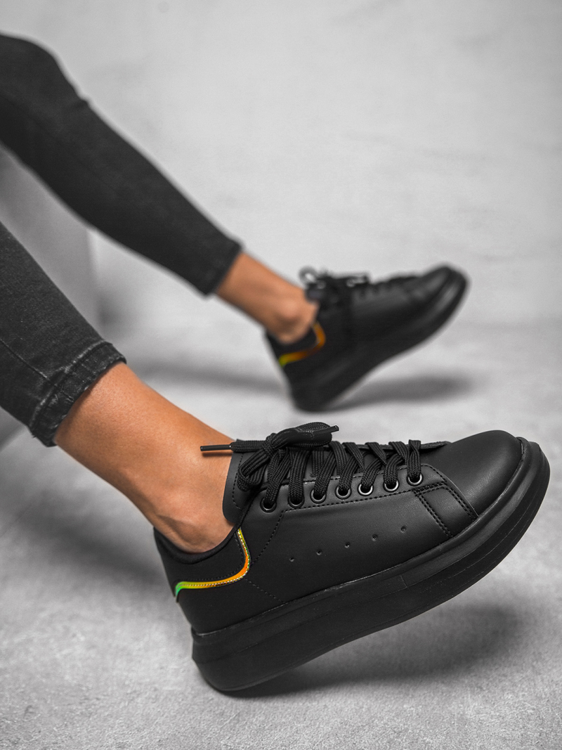 Sneakersy damskie czarne OZONEE T/126