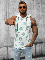 Майка чоловіча Бiло-Зелений OZONEE O/BL306Z