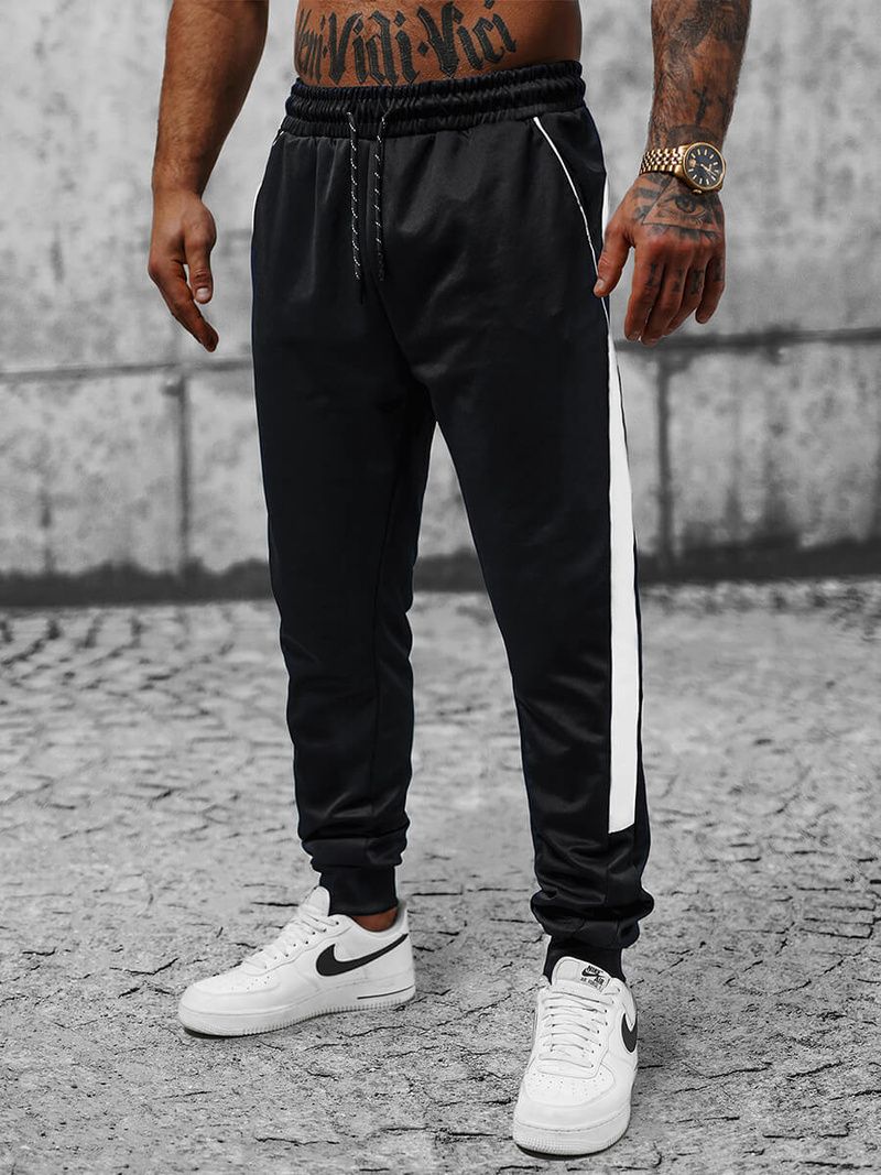 Штани Cпортивні Чоловічі Чорнi OZONEE JS/8K162