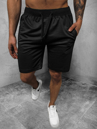 Spodenki dresowe męskie czarne OZONEE JS/DK08Z