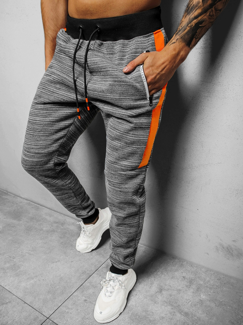 Spodnie dresowe męskie szare OZONEE JS/K60011Z