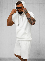 Komplet dresowy męski biały OZONEE O/3C110/1