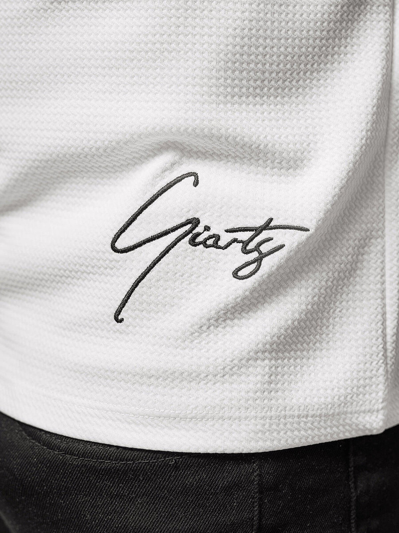 T-shirt męski biały OZONEE O/L1192