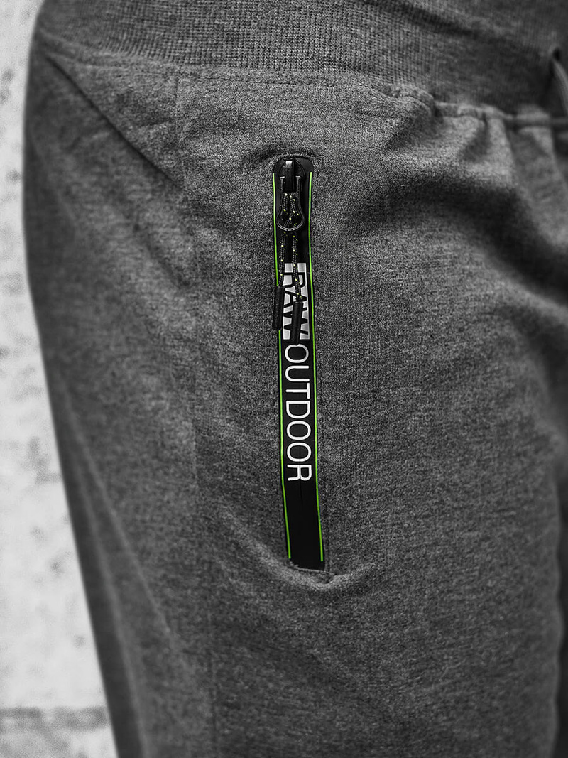 Шорти чоловічі Графітові OZONEE JS/8K922