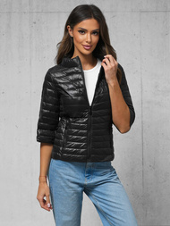 Куртка жіноча чорна OZONEE O/H891Z