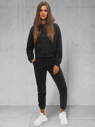 Жіночий спортивний костюм з двох частин Чорний OZONEE JS/8C69/3Z
