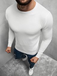 Sweter męski biały OZONEE TMK/YY01/2