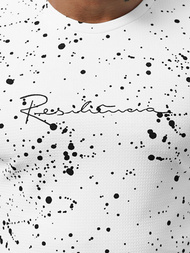 T-shirt męski biały OZONEE O/P1113