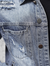 Чоловіча джинсова куртка Синя OZONEE NB/MJ534B