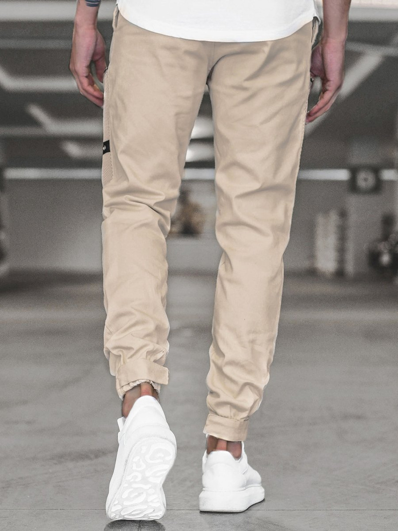 Штани чоловічі джоггери Бежевi OZONEE C/11134