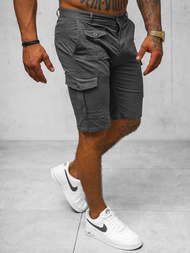 Шорти джинові чоловічі Графітові OZONEE NB/MP0188GS