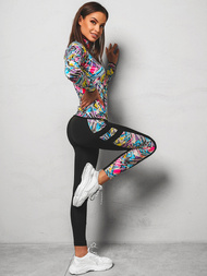 Komplet sportowy trzyczęściowy damski kolorowy OZONEE O/MS05Z