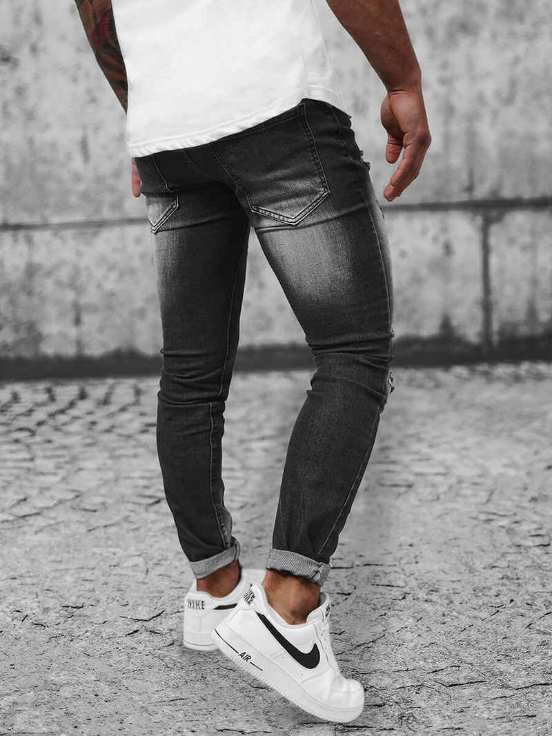 Чоловічі джинси Чорнi OZONEE NB/MP0116N