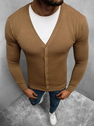 Светр чоловічій Коричневий OZONEE TMK/YY06/7Z