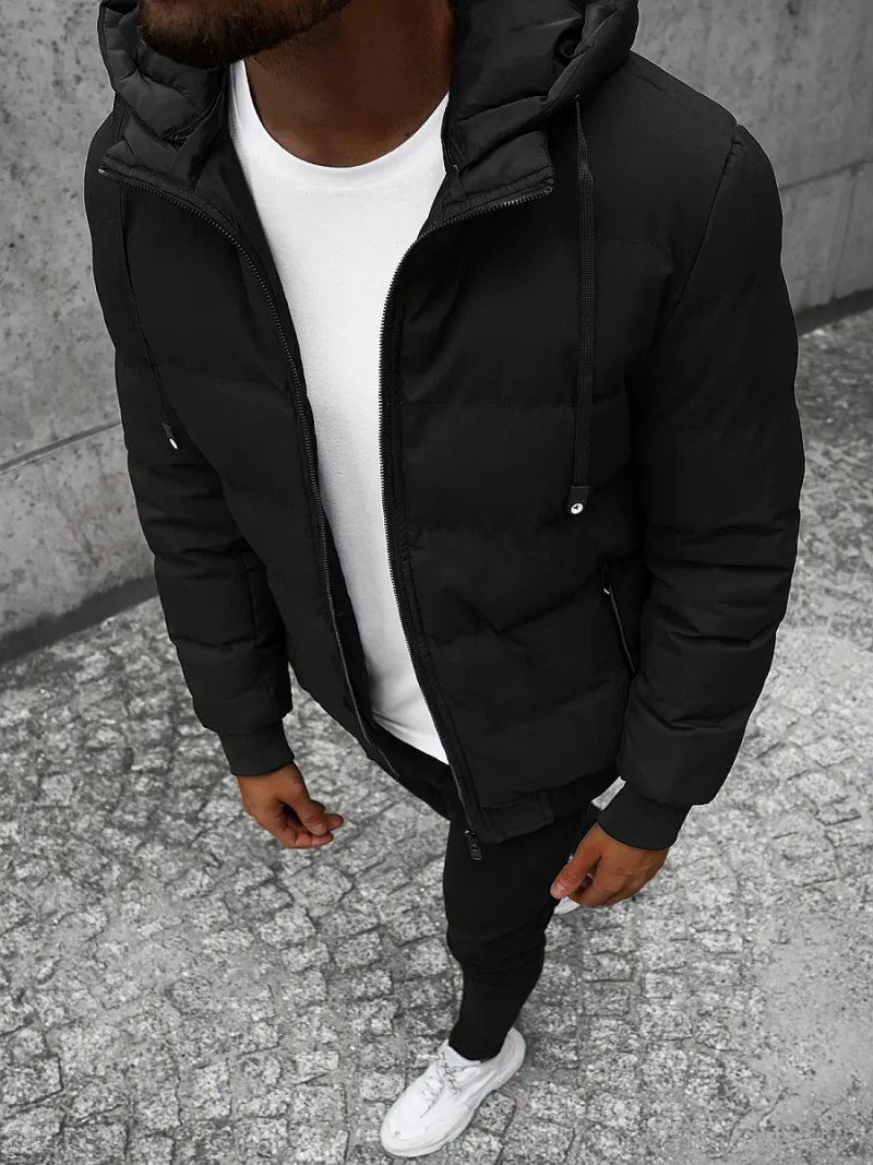 Чоловіча зимова куртка Чорна OZONEE JS/M761/392