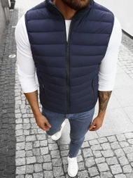 Kamizelka męska pikowana granatowa OZONEE JS/M711/215