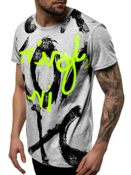 T-Shirt męski szary OZONEE JS/KS1985