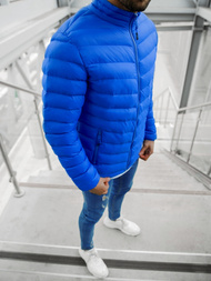 Kurtka męska przejściowa niebieska OZONEE JS/SM70