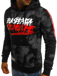 Bluza męska czarna OZONEE JS/DD210Z