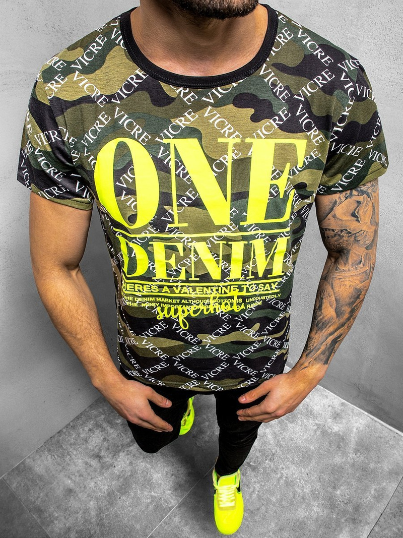 Футболка чоловіча Чорна OZONEE JS/KS2555