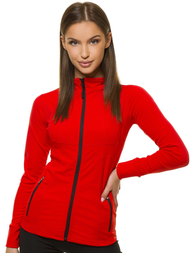 Жіноча Толстовка червона OZONEE JS/HD151/5