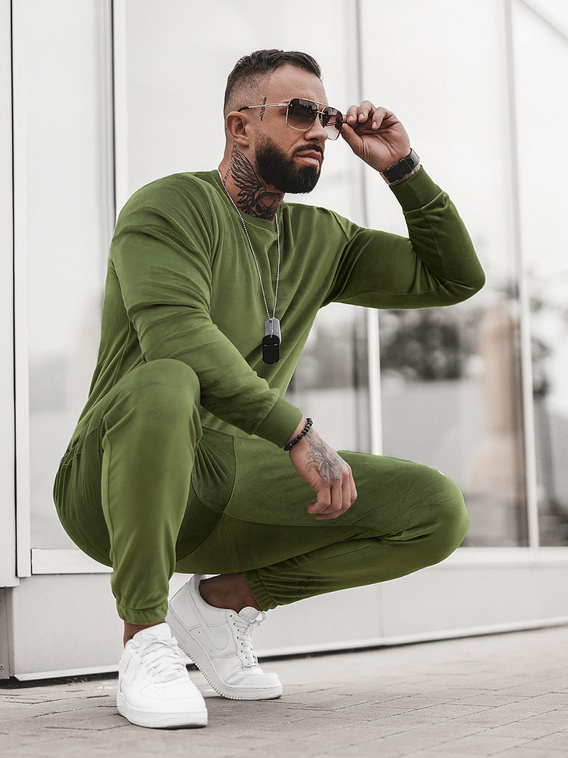 Спортивний костюм чоловічій Хакi OZONEE O/12130Z