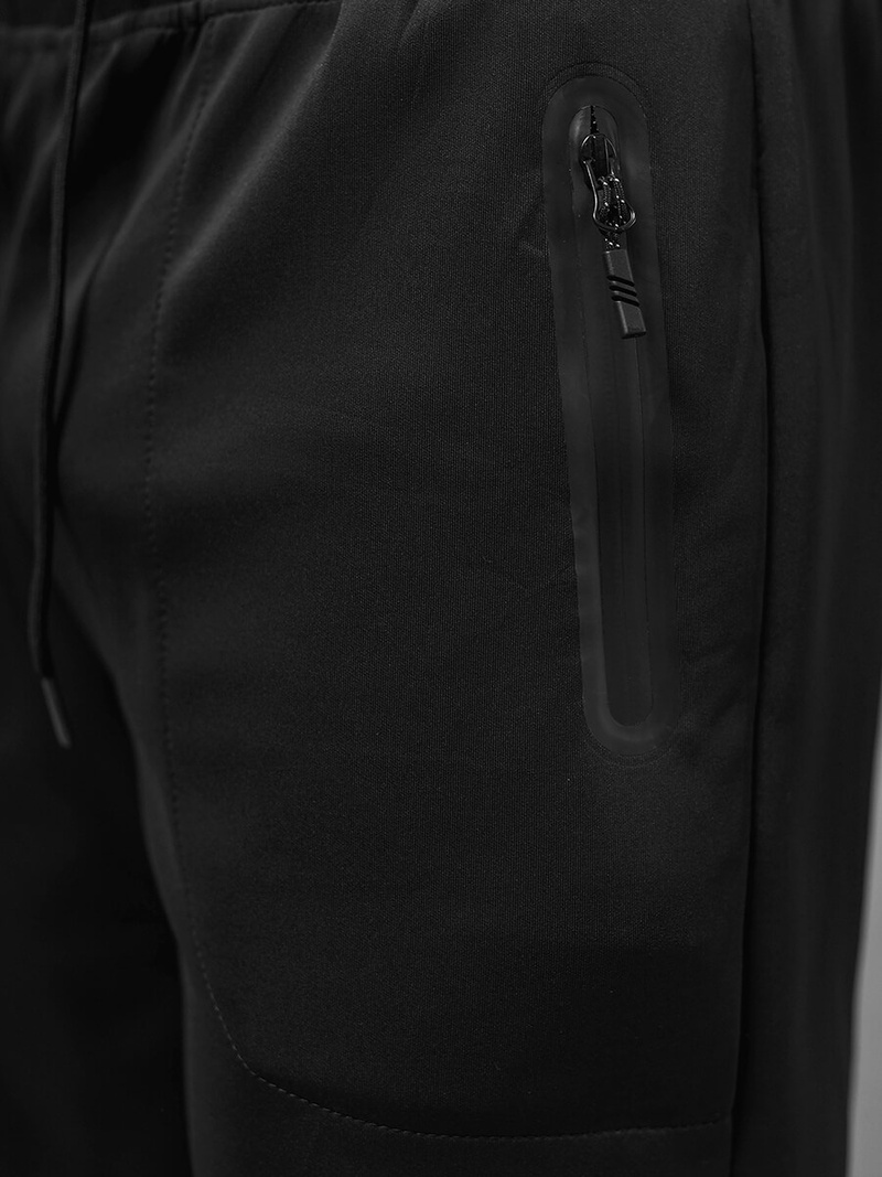 Spodenki dresowe męskie czarne OZONEE JS/8K935