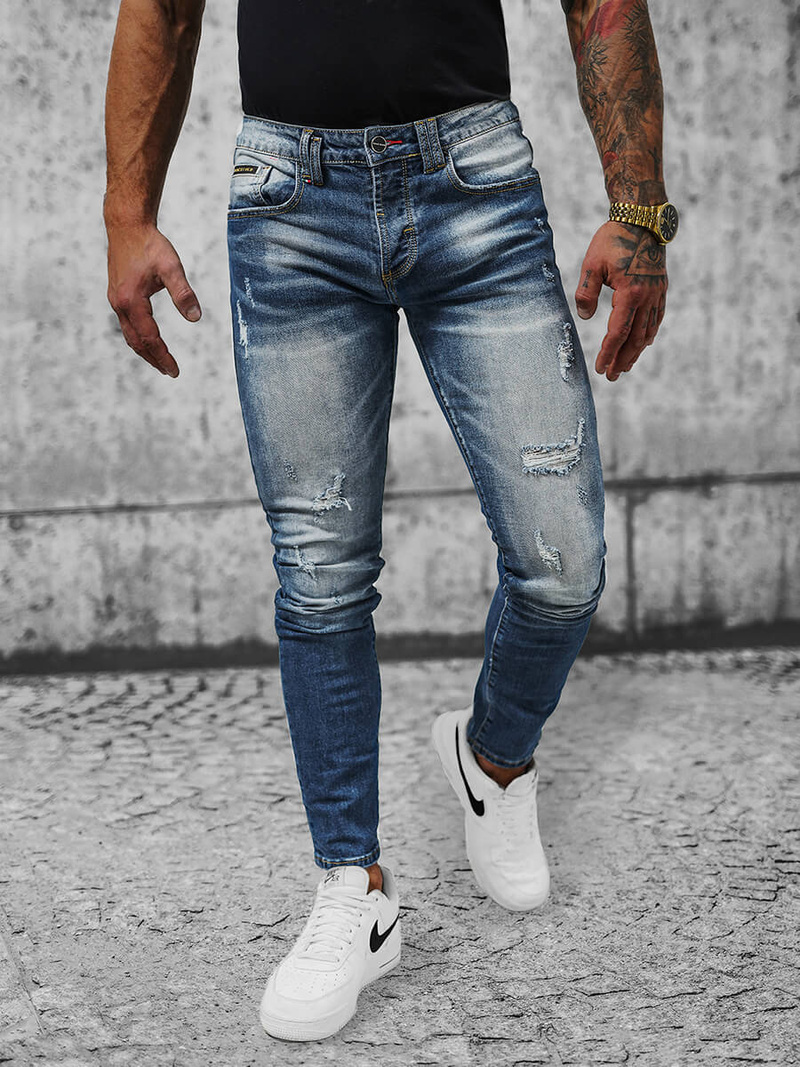 Чоловічі джинси tемно-синi OZONEE NB/MP0134BS