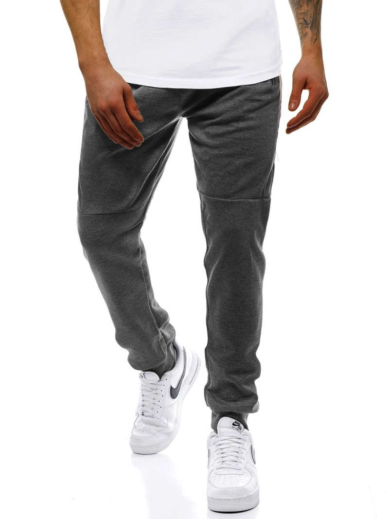 Штани спортивні чоловічі Темно-сірі OZONEE JS/JZ11025
