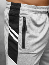 Spodenki dresowe męskie szare OZONEE JS/68007/2