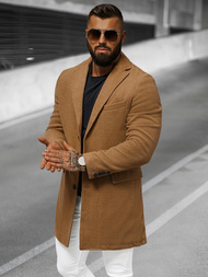 Пальто чоловіче Бежеве OZONEE JB/1047Z