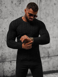 Светр чоловічій Чорний OZONEE NB/MM6021/4Z