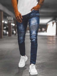 Spodnie jeansowe męskie niebieskie OZONEE NB/MP0029BZ