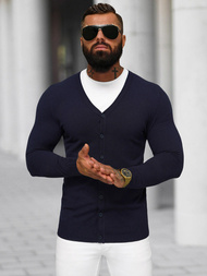 Sweter męski rozpinany granatowy OZONEE NB/MM6006/6Z