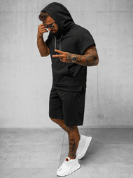 Чоловічий спортивний комплект чорний OZONEE O/3C110/9