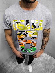 T-Shirt męski szary OZONEE JS/KS1958Z