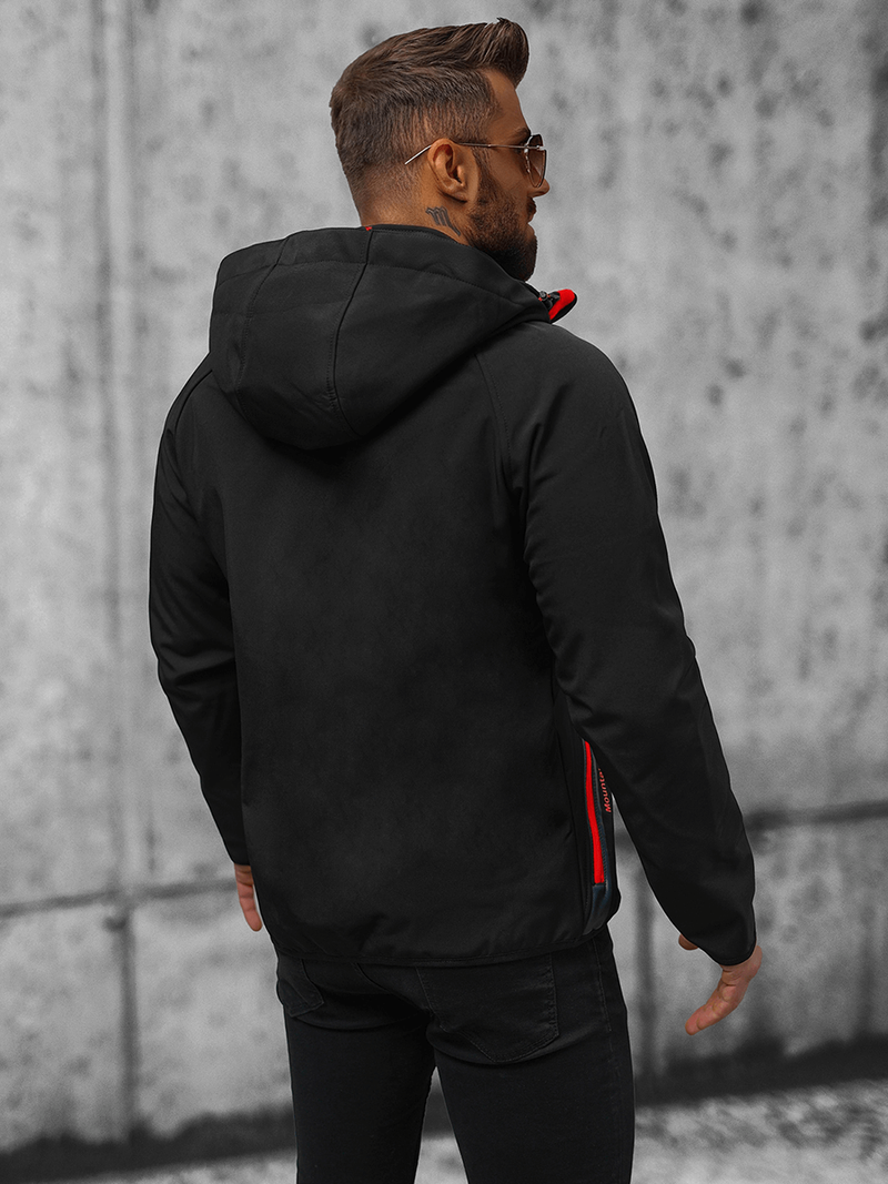 Куртка softshell чоловіча Чорно-Червона OZONEE JS/HH021/1CZ