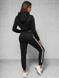 Жіночий спортивний костюм з двох частин Чорний OZONEE JS/8C67/3