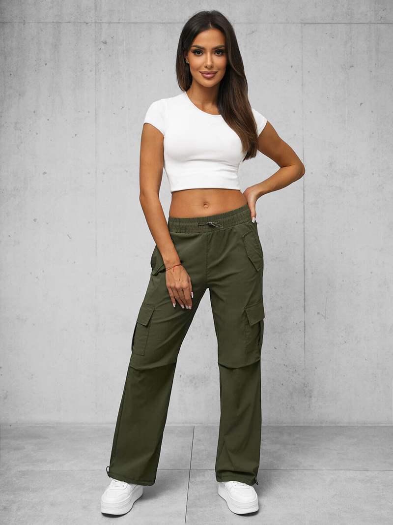 Жіночі штани xакi OZONEE O/TT00393