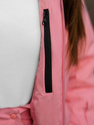 Kurtka damska zimowa jasno-różowa OZONEE JS/HH012/25Z