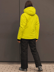 Kurtka damska zimowa żółta OZONEE JS/HH012/26