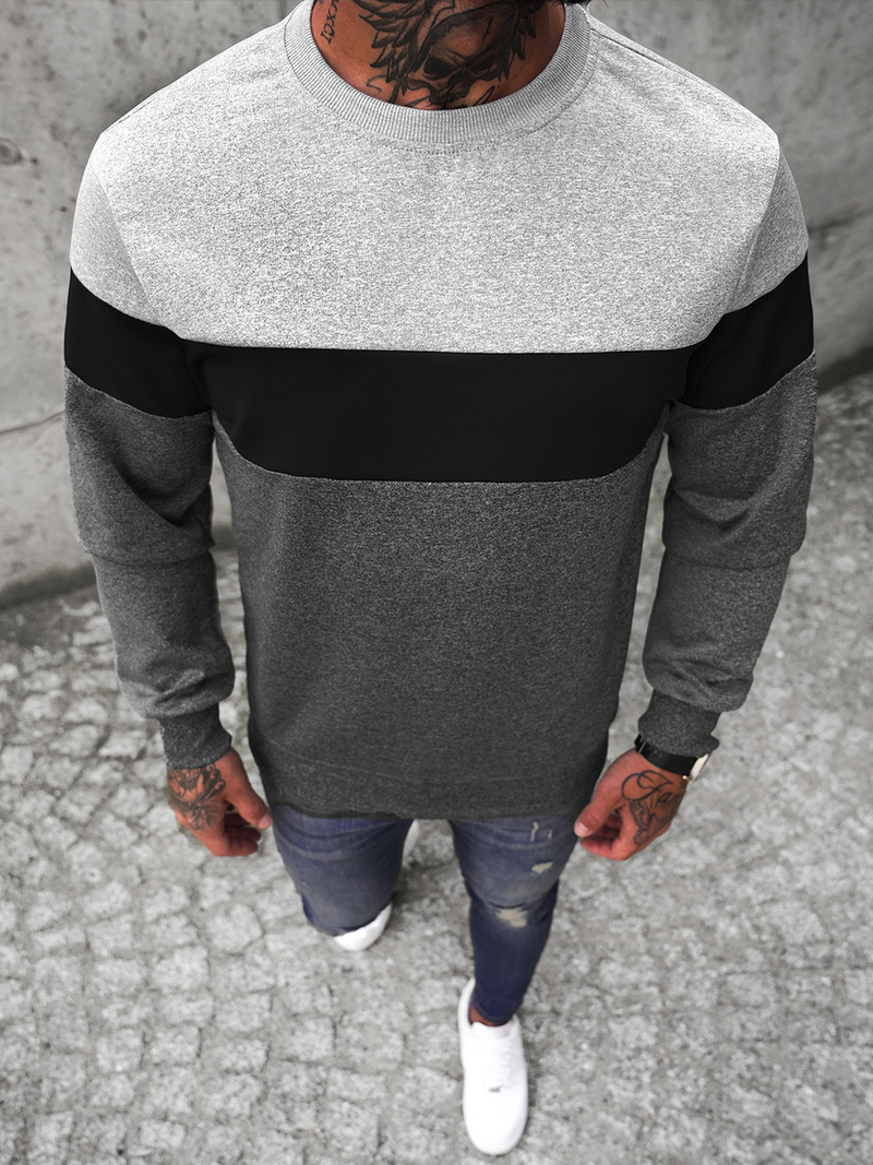 Bluza męska grafitowa OZONEE JS/Y20010