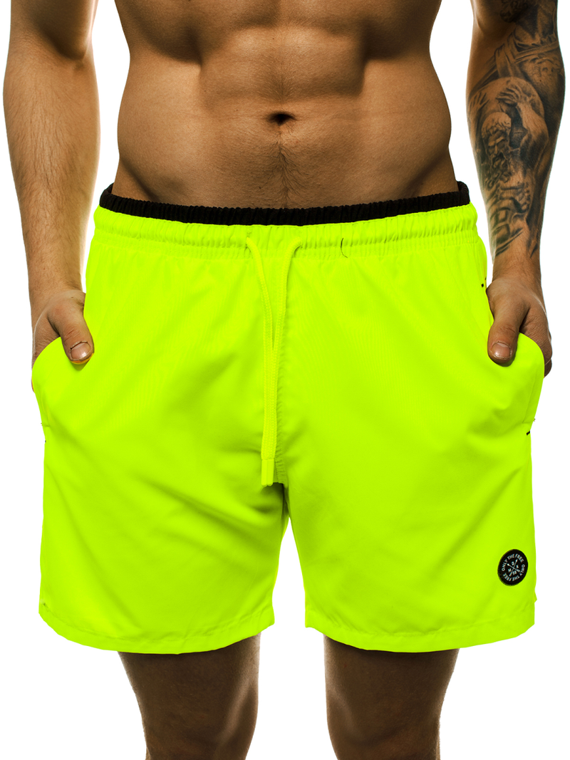 Шорти чоловічі Жовта-неон OZONEE MAD/4262
