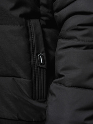 Kurtka zimowa męska pikowana czarna OZONEE JS/84M3029/392