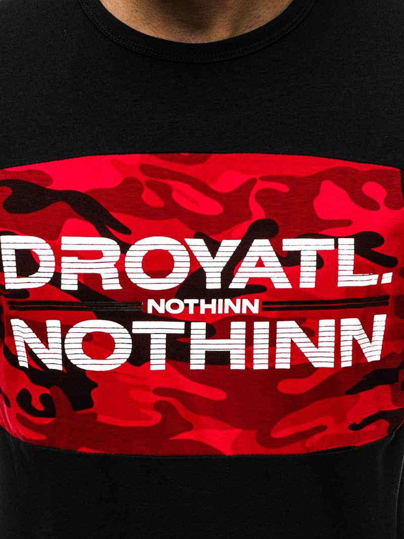 Футболка чоловіча Чорний OZONEE JS/SS10976