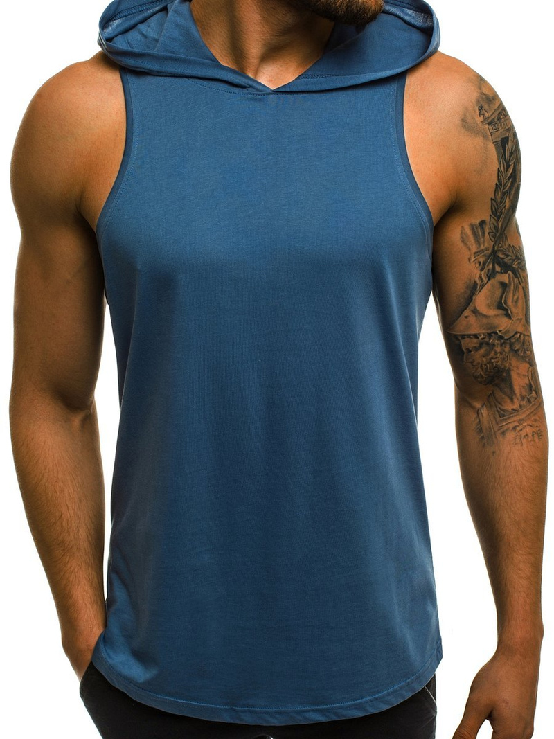 Майка чоловіча Синя OZONEE O/2537