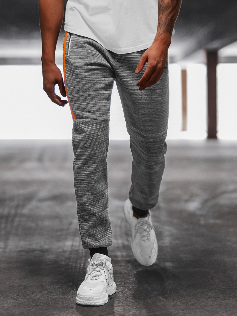 Spodnie dresowe męskie szare OZONEE JS/K60011Z