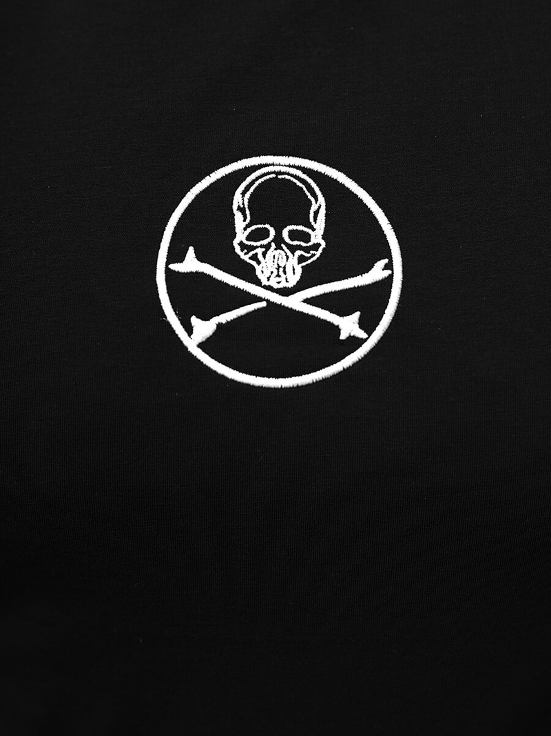 T-shirt męski slim fit czarny OZONEE NB/MT3040