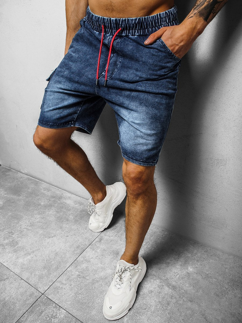 Шорти джинові чоловічі Синi OZONEE JS/KK1078Z